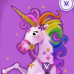 Velvet Unicorn by Virtuals